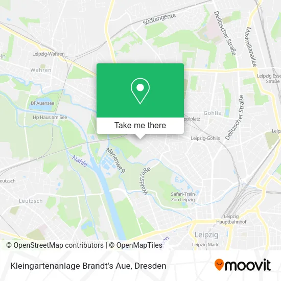 Карта Kleingartenanlage Brandt's Aue