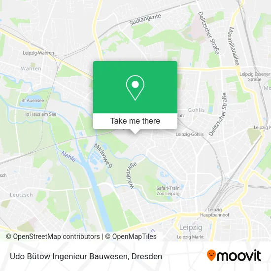 Карта Udo Bütow Ingenieur Bauwesen