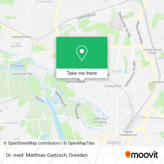 Карта Dr. med. Matthias Gaitzsch