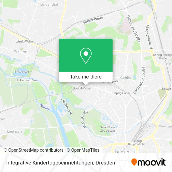 Карта Integrative Kindertageseinrichtungen