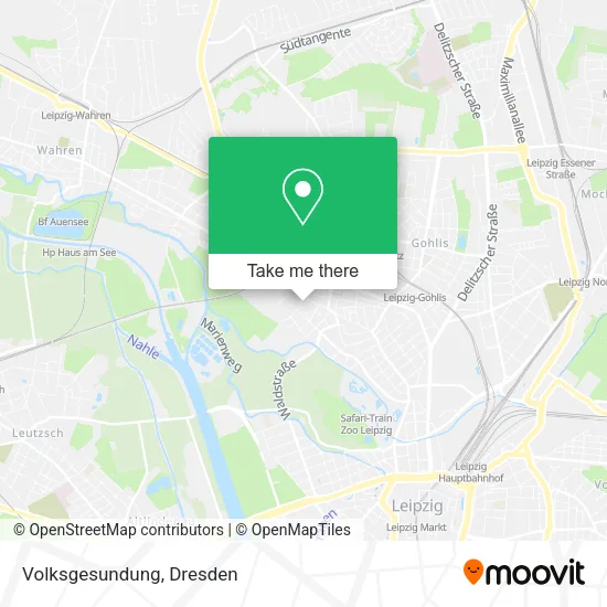 Карта Volksgesundung