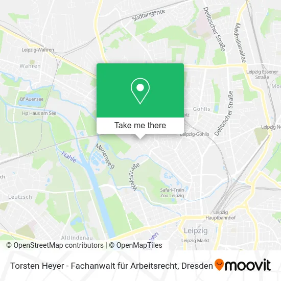 Карта Torsten Heyer - Fachanwalt für Arbeitsrecht