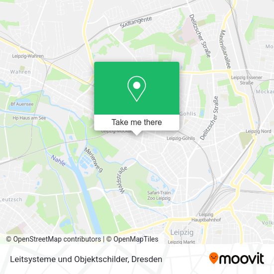 Карта Leitsysteme und Objektschilder