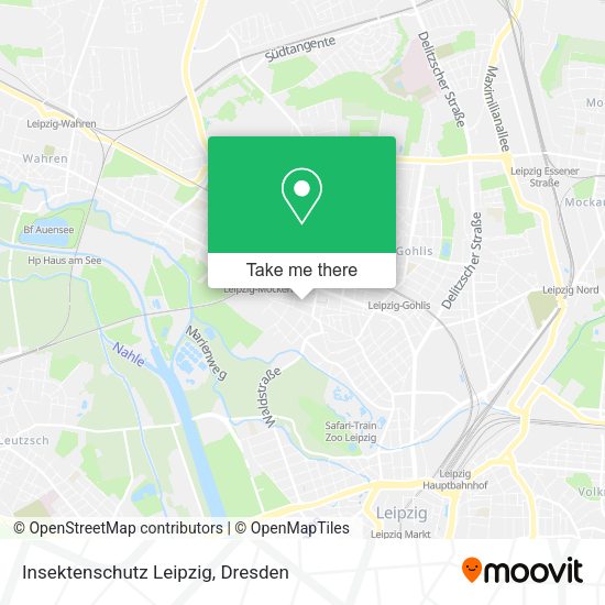 Карта Insektenschutz Leipzig
