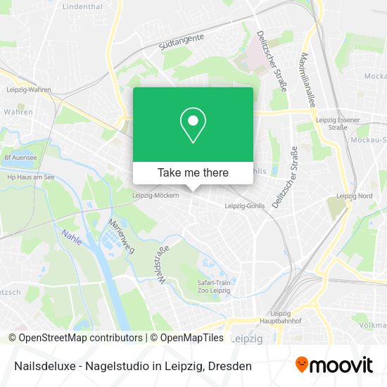 Карта Nailsdeluxe - Nagelstudio in Leipzig