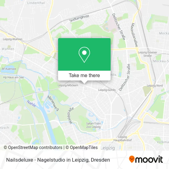 Карта Nailsdeluxe - Nagelstudio in Leipzig