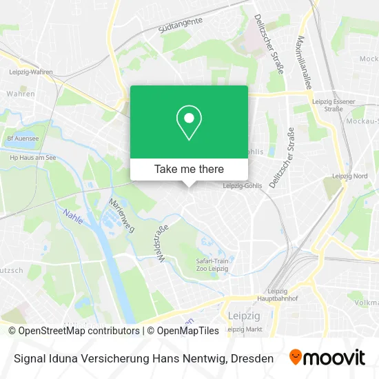 Карта Signal Iduna Versicherung Hans Nentwig