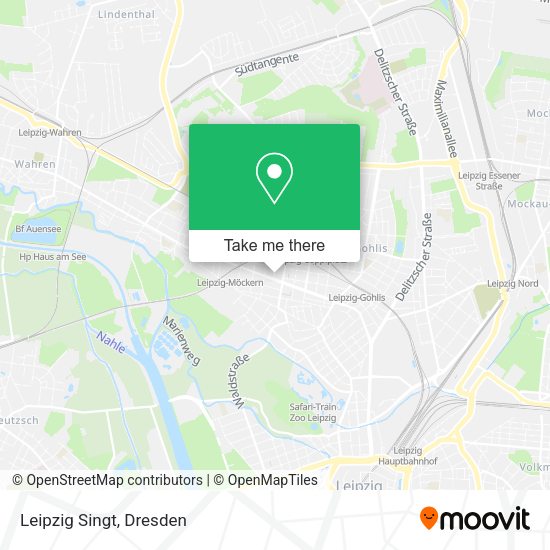 Карта Leipzig Singt