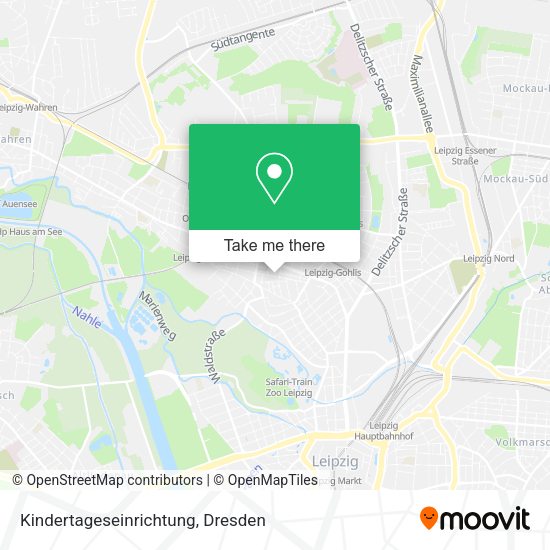 Карта Kindertageseinrichtung