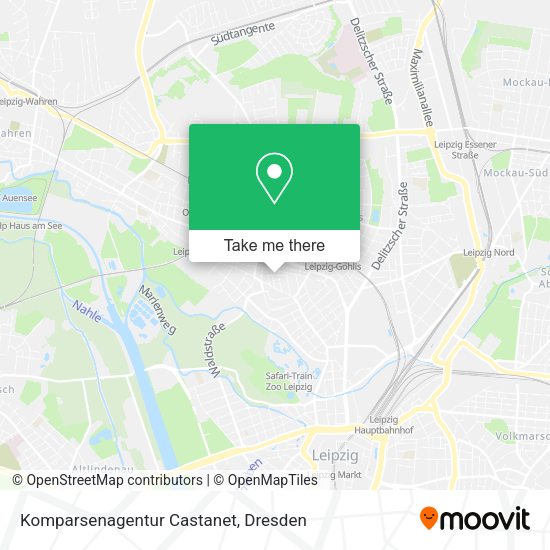 Карта Komparsenagentur Castanet
