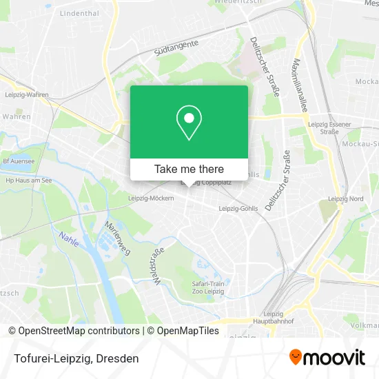Карта Tofurei-Leipzig