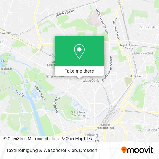 Карта Textilreinigung & Wäscherei Kieb