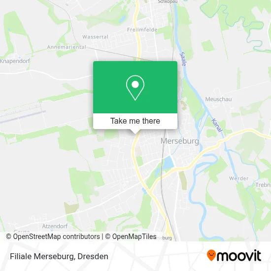 Filiale Merseburg map