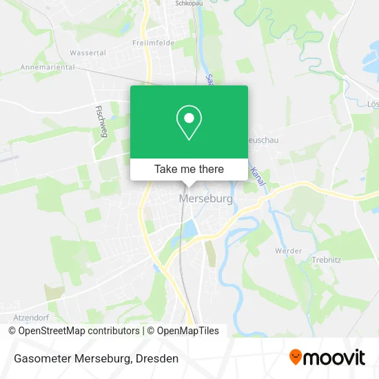 Карта Gasometer Merseburg