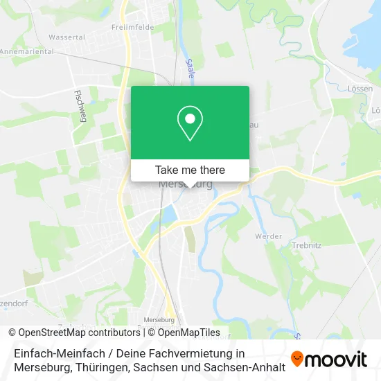 Карта Einfach-Meinfach / Deine Fachvermietung in Merseburg