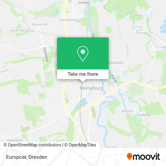 Карта Europcar