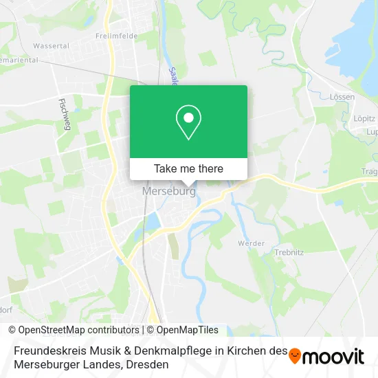 Карта Freundeskreis Musik & Denkmalpflege in Kirchen des Merseburger Landes