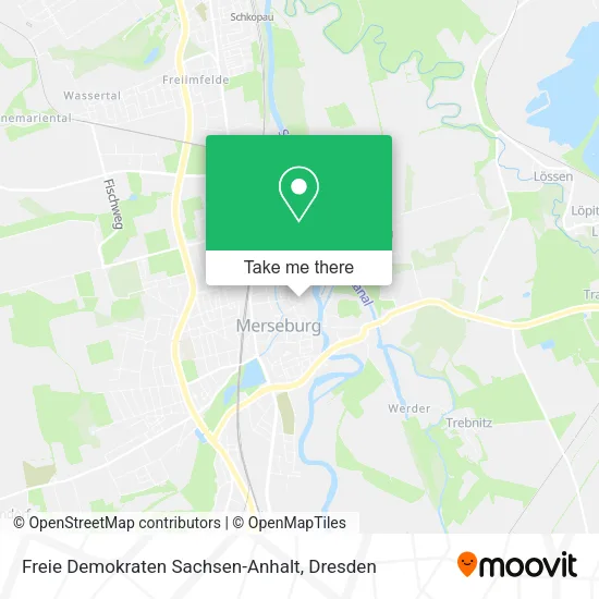Карта Freie Demokraten Sachsen-Anhalt