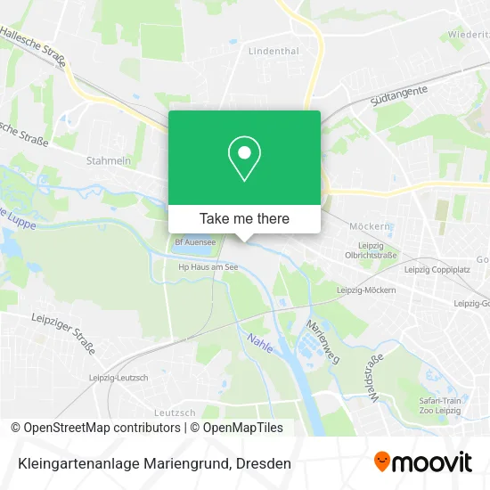 Карта Kleingartenanlage Mariengrund