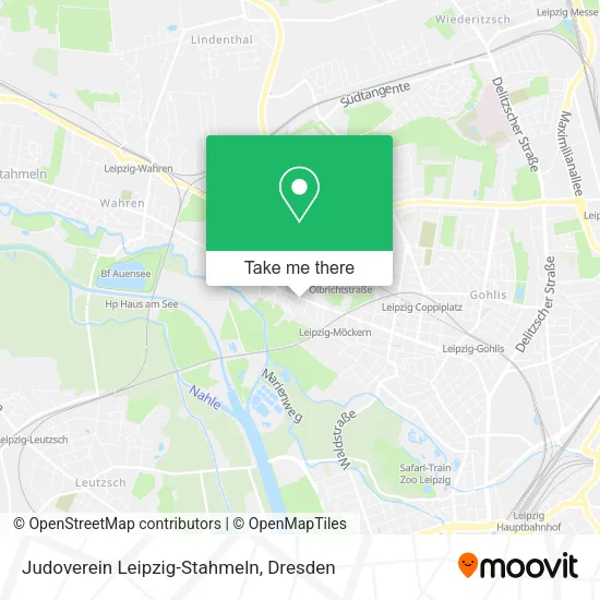 Карта Judoverein Leipzig-Stahmeln