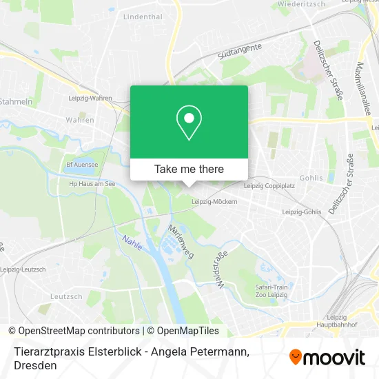 Карта Tierarztpraxis Elsterblick - Angela Petermann