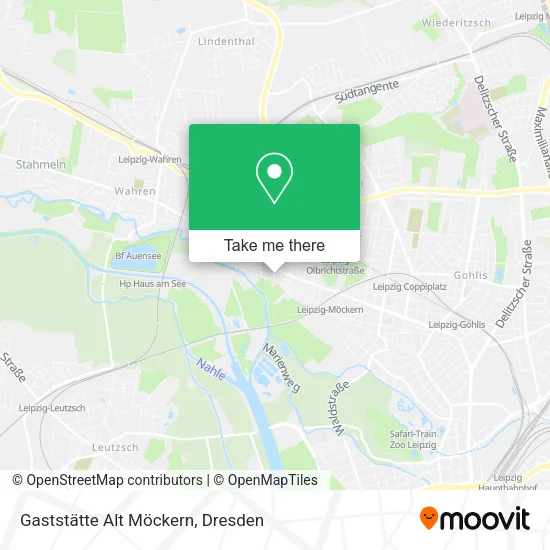 Карта Gaststätte Alt Möckern
