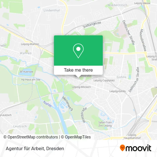 Карта Agentur für Arbeit