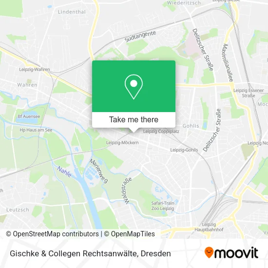 Карта Gischke & Collegen Rechtsanwälte