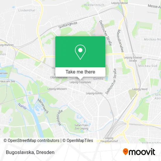 Карта Bugoslavska