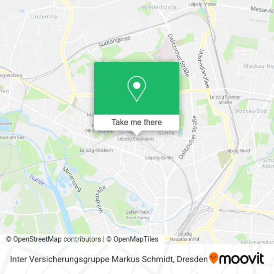 Карта Inter Versicherungsgruppe Markus Schmidt