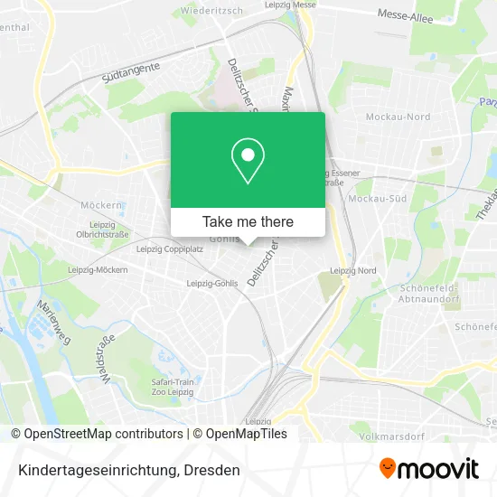 Карта Kindertageseinrichtung