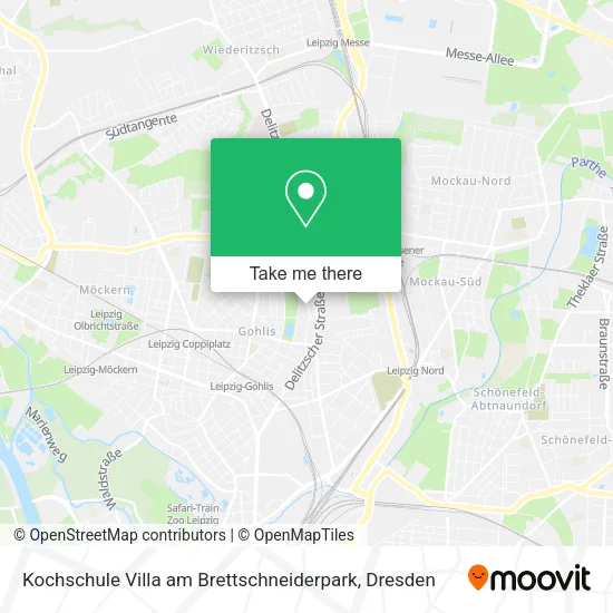 Карта Kochschule Villa am Brettschneiderpark