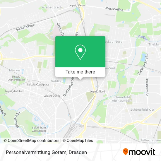 Карта Personalvermittlung Goram