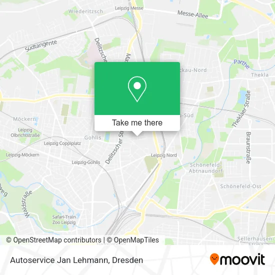 Карта Autoservice Jan Lehmann