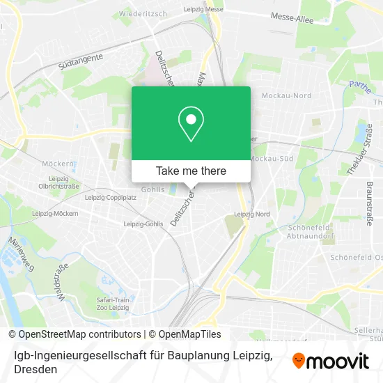 Карта Igb-Ingenieurgesellschaft für Bauplanung Leipzig
