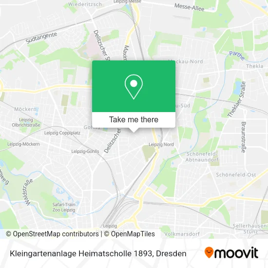 Карта Kleingartenanlage Heimatscholle 1893