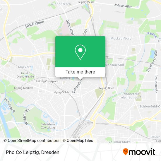 Карта Pho Co Leipzig