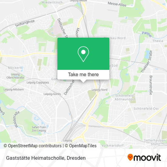 Карта Gaststätte Heimatscholle