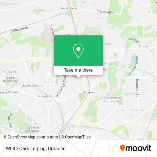 Карта White Cars Leipzig