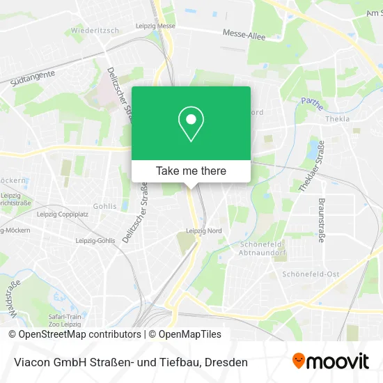 Карта Viacon GmbH Straßen- und Tiefbau