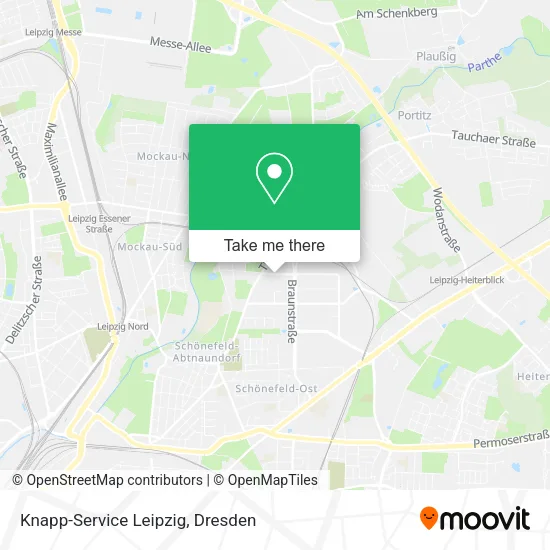 Карта Knapp-Service Leipzig