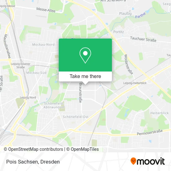 Карта Pois Sachsen