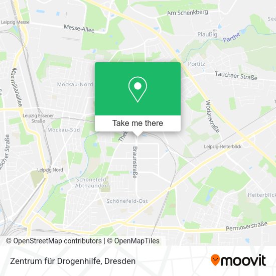 Карта Zentrum für Drogenhilfe