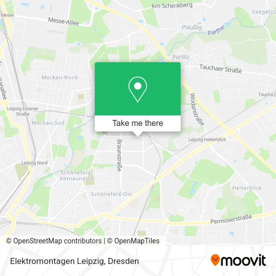 Карта Elektromontagen Leipzig