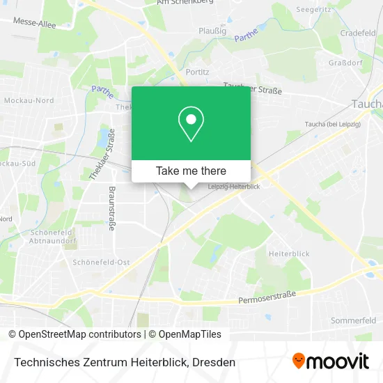 Карта Technisches Zentrum Heiterblick