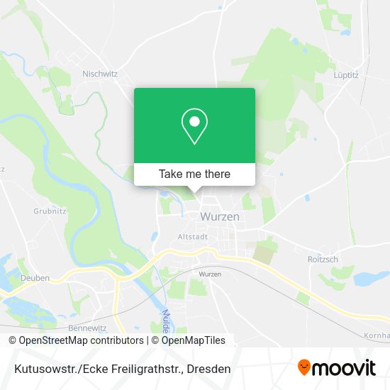 Карта Kutusowstr. / Ecke Freiligrathstr.