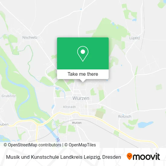 Карта Musik und Kunstschule Landkreis Leipzig