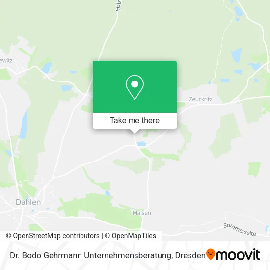 Карта Dr. Bodo Gehrmann Unternehmensberatung