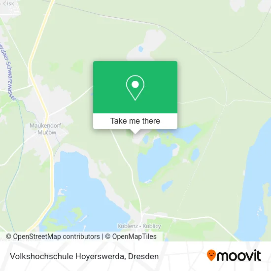 Карта Volkshochschule Hoyerswerda