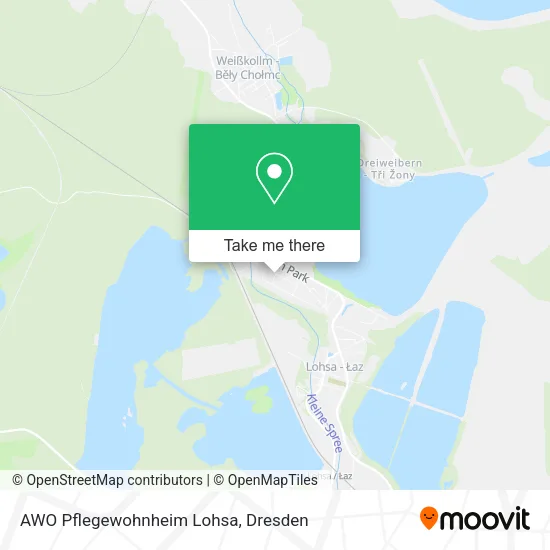 Карта AWO Pflegewohnheim Lohsa